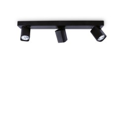 Ideal Lux Rudy PL3 Square lampada a soffitto con faretti orientabili