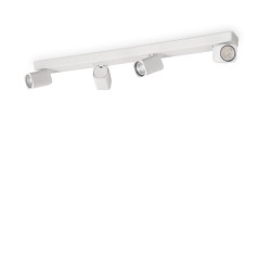 Ideal Lux Rudy PL4 Square lampada da soffitto con faretti orientabili
