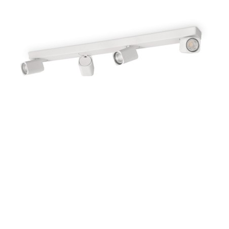 Lampe de plafond Ideal Lux Rudy PL4 Square avec spots orientables