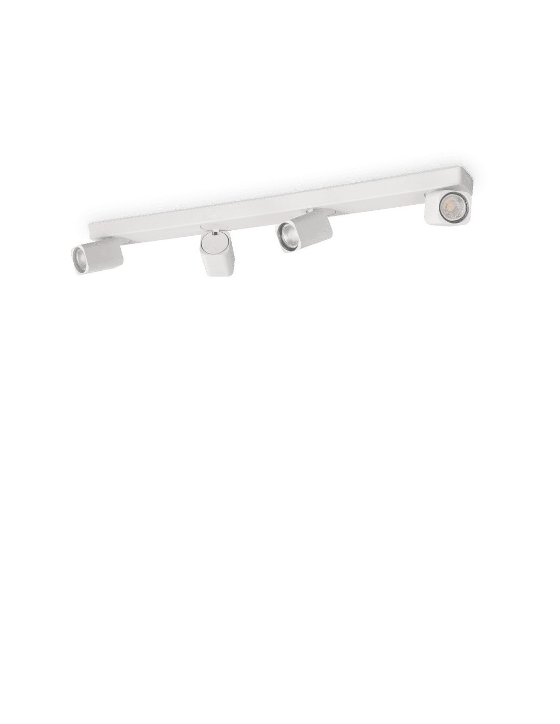 Ideal Lux Rudy PL4 Square lampada da soffitto con faretti orientabili
