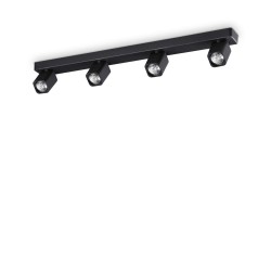Ideal Lux Rudy PL4 Square lampada da soffitto con faretti orientabili