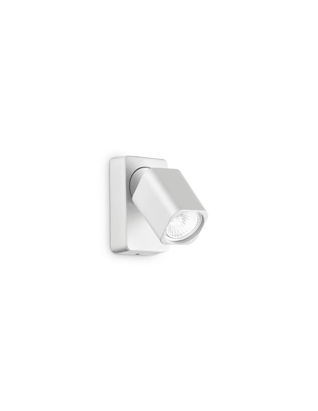 Ideal Lux Rudy AP1 Square : applique-plafonnier à spot orientable