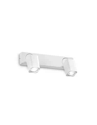 Ideal Lux Rudy AP2 Square lampada a muro e soffitto con faretti orientabili