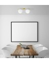 Miloox Jugen soffitto 2 luci ambientata