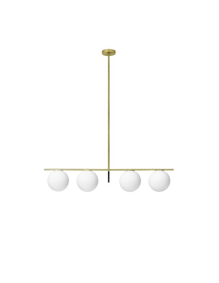 Miloox Jugen Lampadario per tavolo cucina a 4 luci attacco lampadina E27
