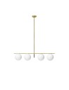 Miloox Jugen Lampadario per tavolo cucina a 4 luci attacco lampadina E27