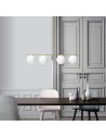 Miloox Jugen Lampadario per tavolo cucina a 4 luci attacco lampadina E27