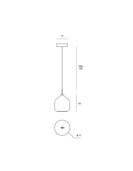 Miloox X-Ray sospensione cielo dimensioni