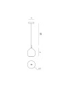 Miloox X-Ray sospensione cielo dimensioni
