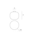Miloox Bombo soffitto grande dimensioni