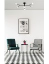 Miloox Cosmo soffitto 6 luci ambientata