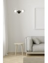 Miloox Cosmo parete 2 luci ambientata