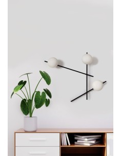 Miloox Mikado parete/soffitto 3 luce ambientata