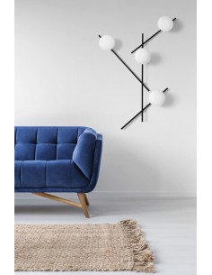 Miloox Mikado parete/soffitto 4 luce ambientata