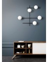 Miloox Mikado parete/soffitto 5 luce ambientata