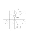 Miloox Mikado parete/soffitto 5 luce dimensioni