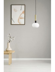 Miloox Mose sospensione piccola ottone spazzolato ambientata