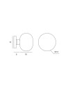 Miloox Mose parete/soffitto dimensioni
