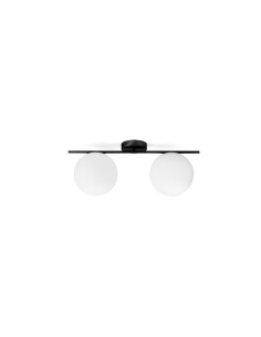 Miloox Jugen black soffitto 2 luci