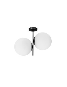 Miloox Jugen black soffitto 2 luci