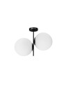 Miloox Jugen black soffitto 2 luci