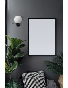 Miloox Jugen black soffitto 2 luci ambientata