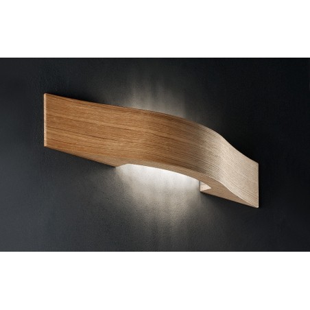 Masiero Libe A55 - applique moderne legno, applique in legno moderne