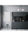 Miloox Neoretro soffitto 2 luci dimensioni