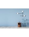 Miloox Mikado parete/soffitto 3 luce vetro cosmo ambientata