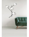 Miloox Mikado parete/soffitto 4 luce vetro cosmo dimensioni