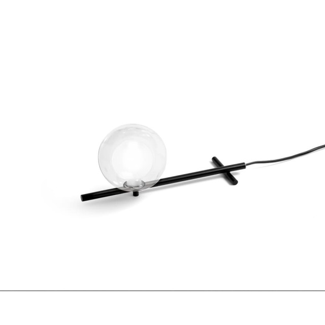 Miloox Mikado tavolo 1 luce vetro cosmo