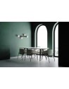 Miloox Fuji parete/soffitto 4 luci ambientata