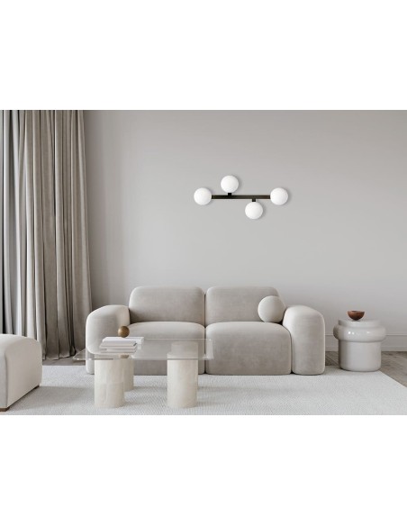 Miloox Fuji parete/soffitto 4 luci dimensioni
