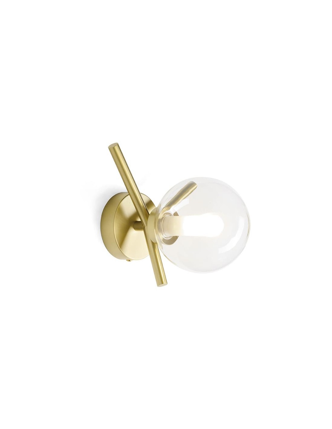 Miloox Camely parete/soffitto 1 luce oro spazzolato