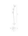 Miloox Camely terra 3 luci dimensioni