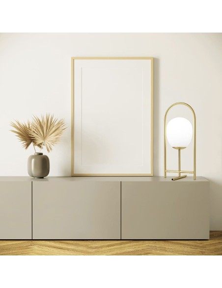 Miloox Drop tavolo oro lm ambientata