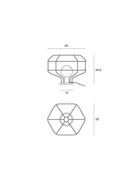 Miloox Wire tavolo gabbia oro lm dimensioni