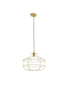 Miloox Wire sospensione gabbia oro lm
