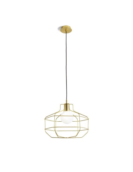 Miloox Wire sospensione gabbia oro lm