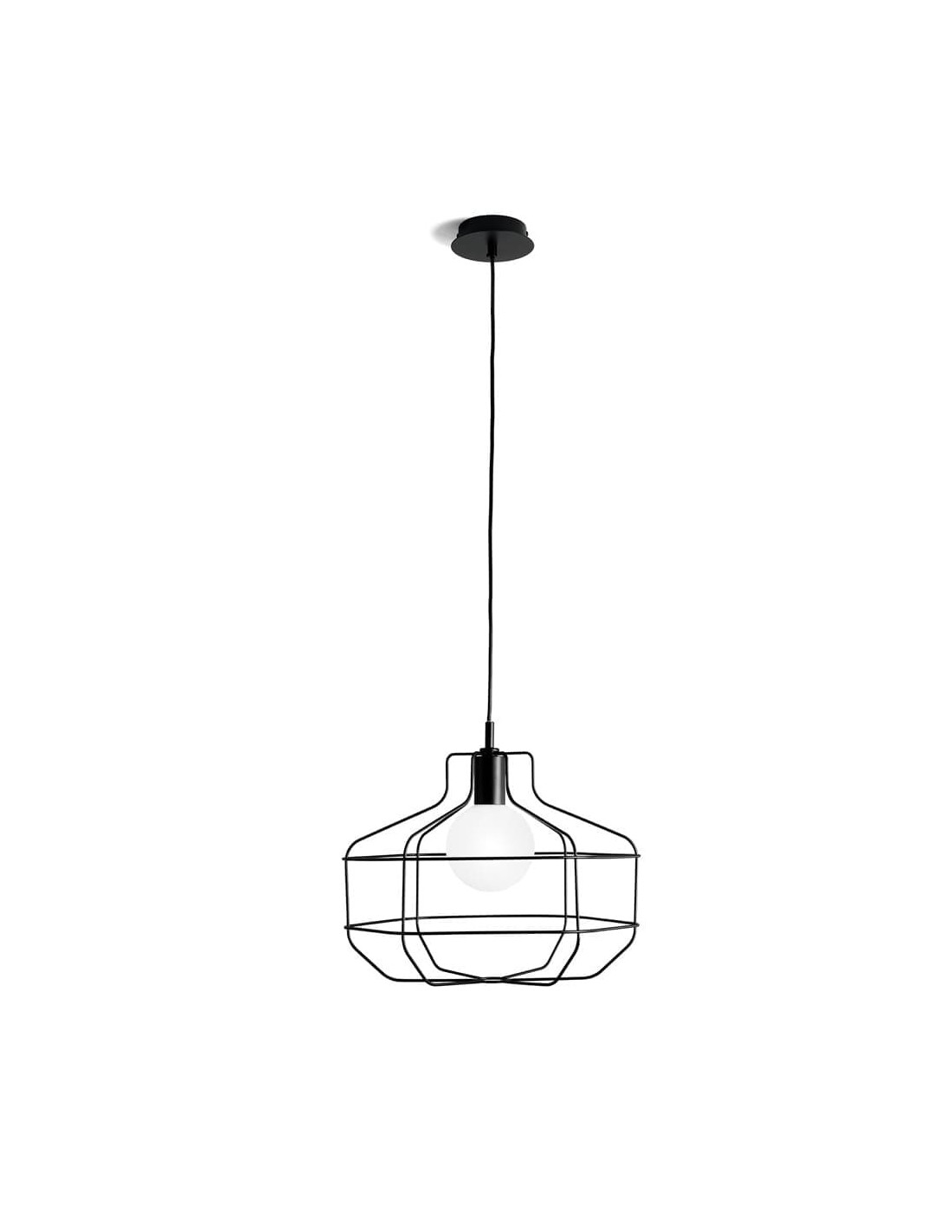Miloox Wire sospensione gabbia nero