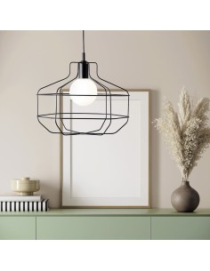 Miloox Wire sospensione gabbia nero