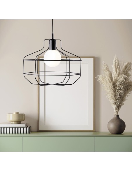 Miloox Wire sospensione gabbia nero
