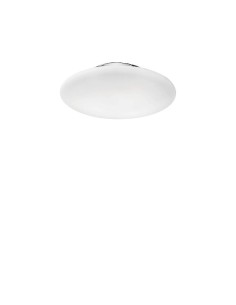 Ideal Lux Smarties PL2 D42 : plafonnier moderne en verre, E27, 60 W