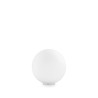 Ideal Lux Mapa Bianco TL1 D10 lampada per comodini in vetro bianco, Lampada da tavolo a sfera