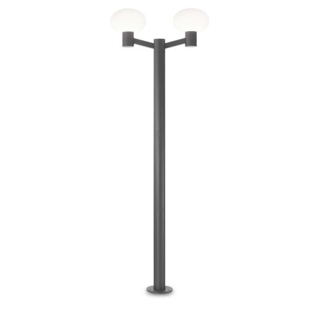 Lampadaire de jardin Ideal Lux Clio Mpt2 Anthracite