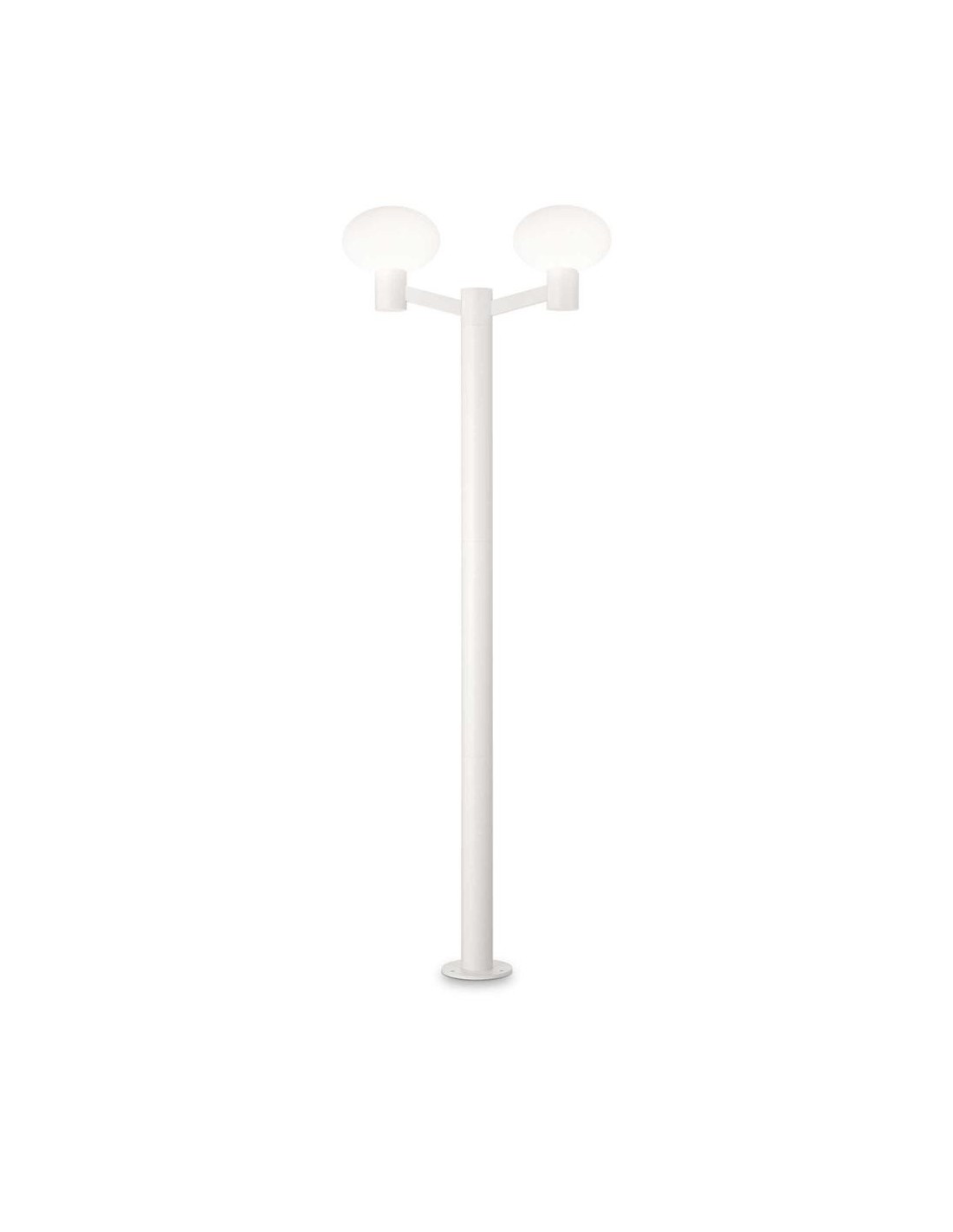 Ideal Lux Clio Mpt2 Blanc, lampadaire de jardin