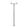 Ideal Lux Clio Mpt2 Gris, lampadaire de jardin