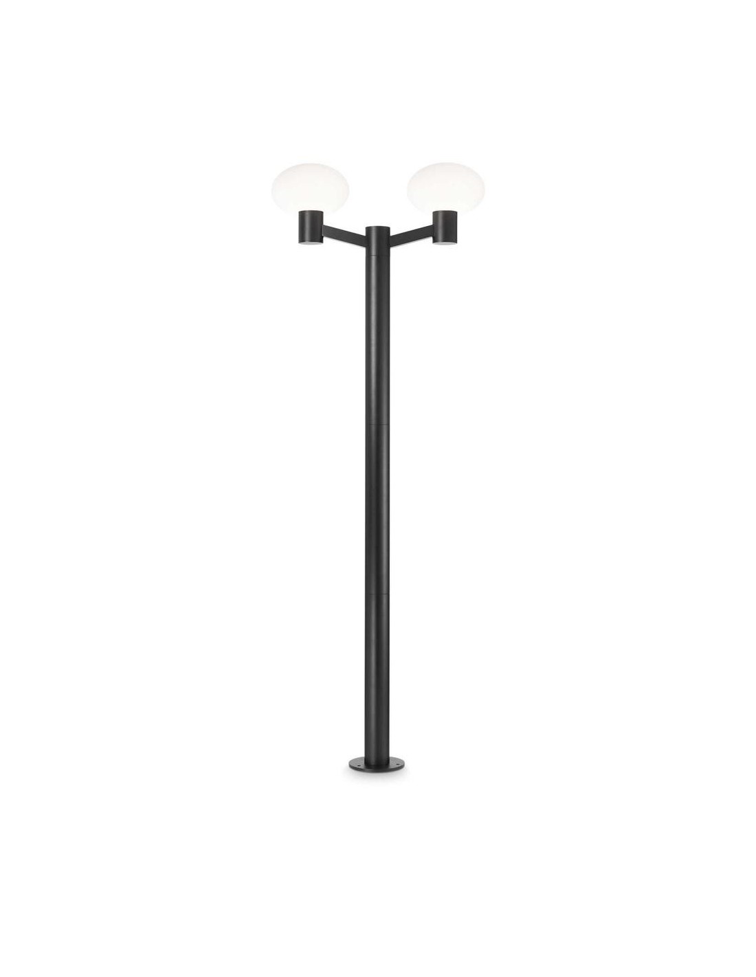 Ideal Lux Clio Mpt2 Noir, lampadaire de jardin