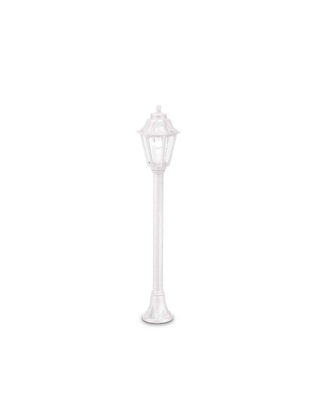 Ideal Lux Dafne Pt1 Blanc, lampadaire de jardin