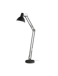 Ideal Lux Wally Pt1 Total Black lampada da terra